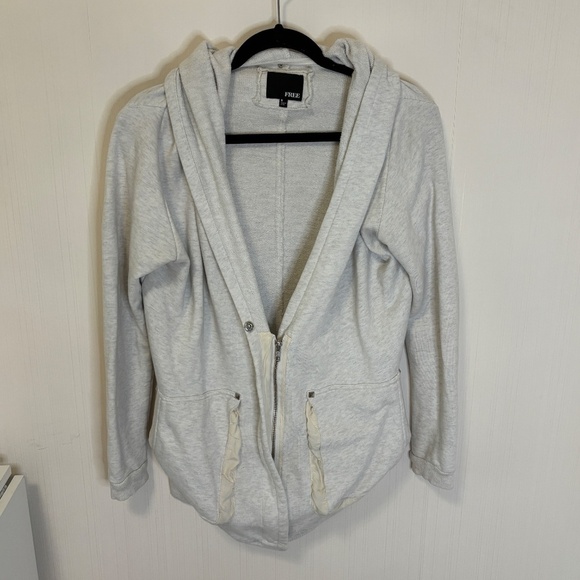 Aritzia Wilfred White Roseau Sweater Cardigan Cozy Cotton Wrap SZ small - Picture 9 of 9